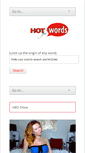 Mobile Screenshot of hotforwords.com